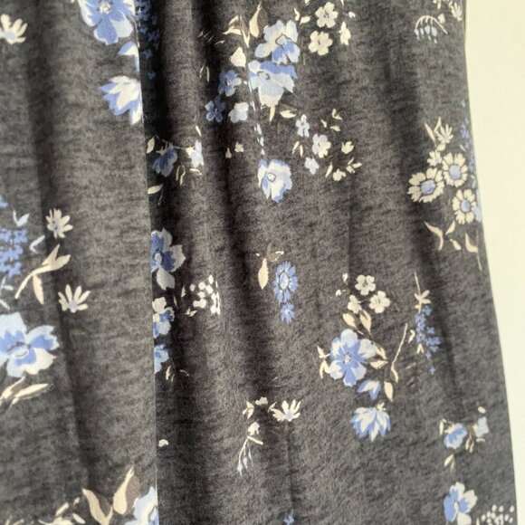 Carisma Flower‎ Floral Print Pajama PJ Dress Midi Length Nightgown Size Small - Picture 6 of 8